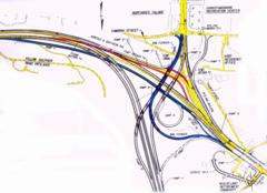 Detour Plan for Christiansburg interchange construction